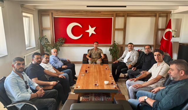 MHP ve AK Parti'den Jandarma Komutanlığı’na Ziyaret