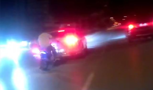 Afşin’de Kaza Anı Kask Kamerasına Yansıdı