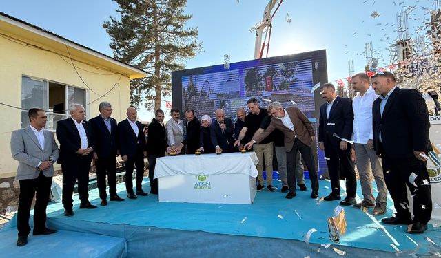 Afşin’de Temel Atma ve Açılış Töreni Gerçekleştirildi