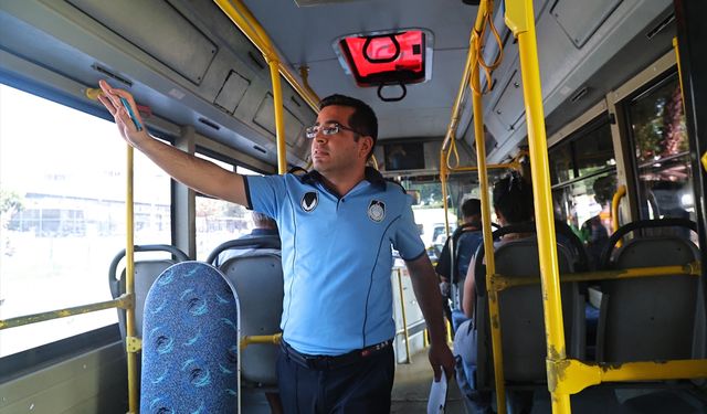 Antalya'da halk otobüslerinde klima denetimi yapıldı