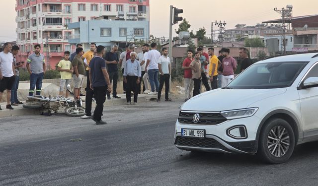 Hatay'da ciple çarpışan motosikletin sürücüsü öldü