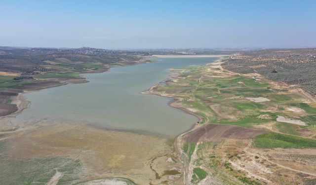 Hatay'da tarımsal sulamada kullanılan Yarseli Barajı'nda doluluk oranı yüzde 12,7'ye düştü