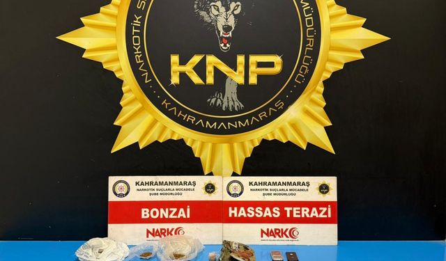 Kahramanmaraş'ta uyuşturucu operasyonunda yakalanan 2 zanlı tutuklandı