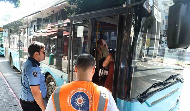 Halk otobüslerinde klima denetimi sürüyor