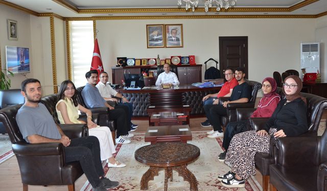 Genç Kalemşörler Ekibinden Kaymakam Sarıdoğan’a Ziyaret