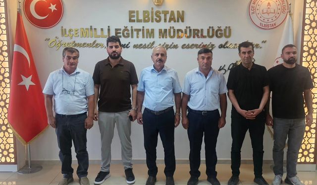 Karahasanlılar UK Derneği'nden Milli Eğitim Müdürü Gezer’e Ziyaret