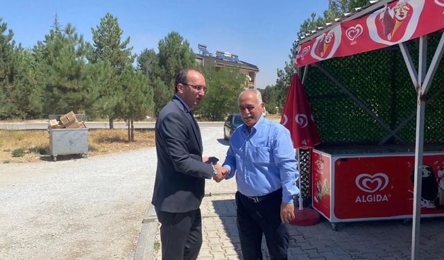 Kaymakam Sarıdoğan, AK Parti ve MHP İlçe Başkanlarını Ziyaret Etti