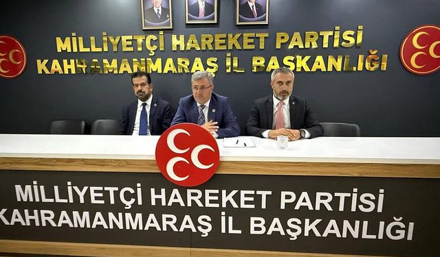 MHP Kahramanmaraş Teşkilatı İlçe Başkanları Toplantısını Gerçekleştirdi
