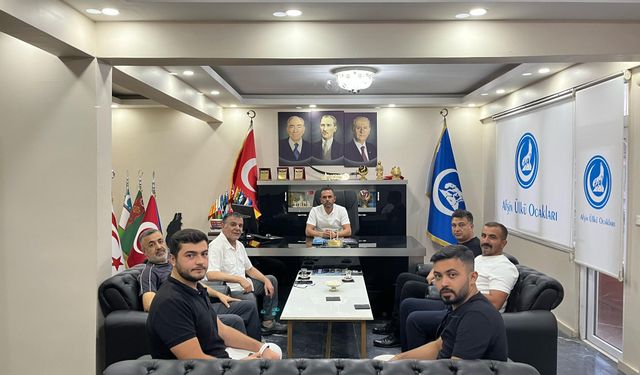 Prof. Dr.Türkmen’den Afşin Ülkü Ocakları Başkanı Taşkale’ye Ziyaret