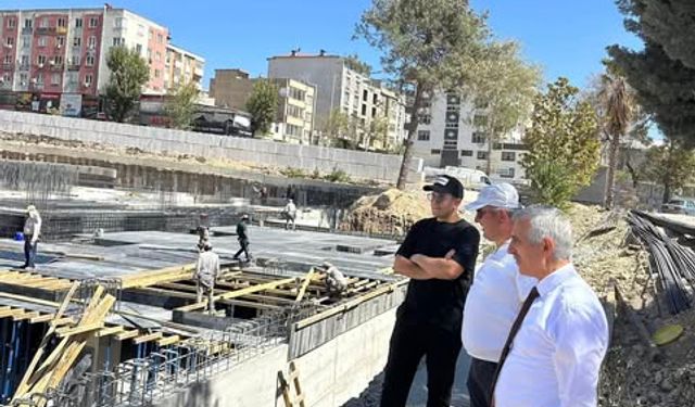 Vali Ünlüer, Valilik Hizmet Binası İnşaatında İncelemelerde Bulundu