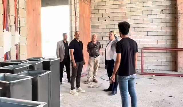 Afşin Belediye Hizmet Binasında Kaba İnşaat Tamamlandı