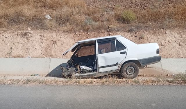 Afşin’de Otomobil İkiye Bölündü: 1 Yaralı