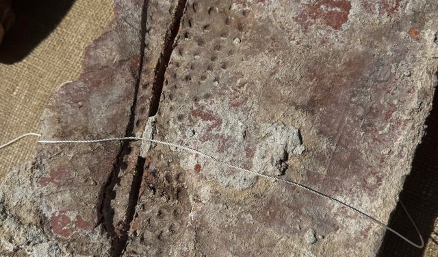 Sagalassos Antik Kenti'nde bulunan 2 bin yıllık kadın ayak izi araştırılıyor