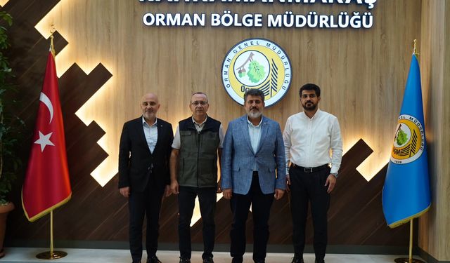 AK Parti İl Başkanı Gül ve Heyetten Orman Bölge Müdürlüğü Yerleşkesine Ziyaret