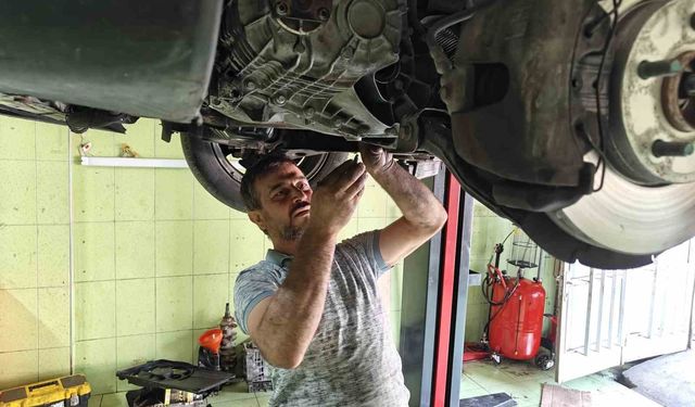Araçlardaki yağ kaçağı yangına sebep oluyor