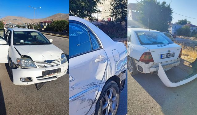 Elbistan’da Maddi Hasarlı Trafik Kazası Meydana Geldi