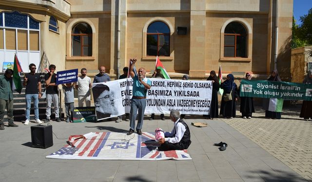 Afşin'de Filistin'e Destek Gösterisi Düzenlendi