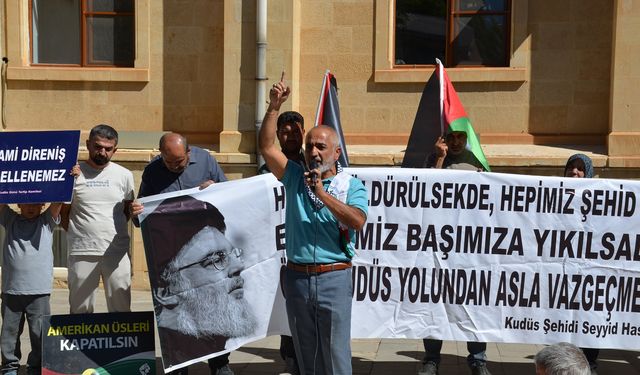 Afşin'de Filistin'e Destek Gösterisi Düzenlendi