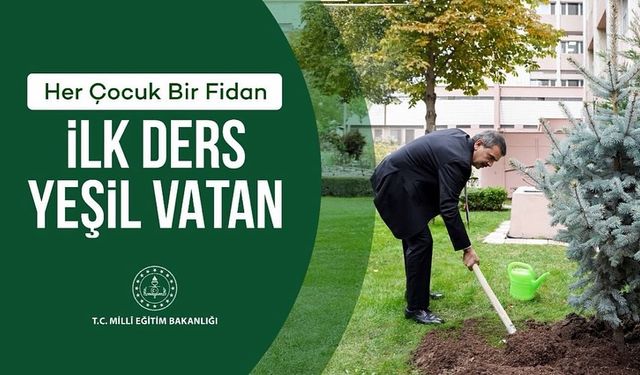 Kahramanmaraş İl Milli Eğitim Müdürlüğü’nden “İlk Ders Yeşil Vatan” Vurgusu
