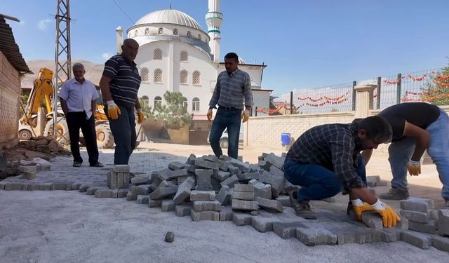 Karaelbistan’da Kilit Parke Çalışmaları Tüm Hızıyla Sürüyor