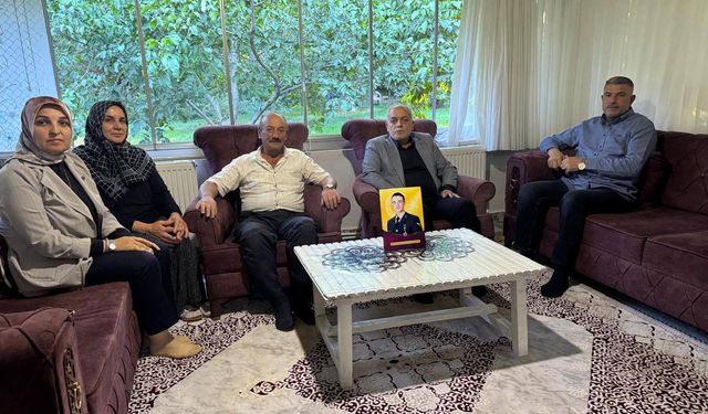 MHP Afşin Teşkilatından Şehit Ailesine Anlamlı Ziyaret