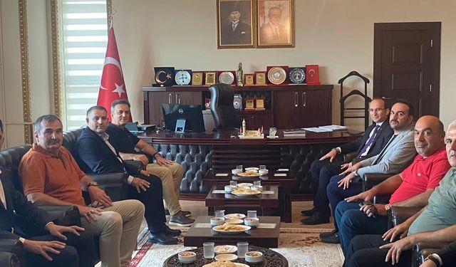 Milletvekili Mevlüt Kurt’tan Kaymakam Sarıdoğan’a Ziyaret