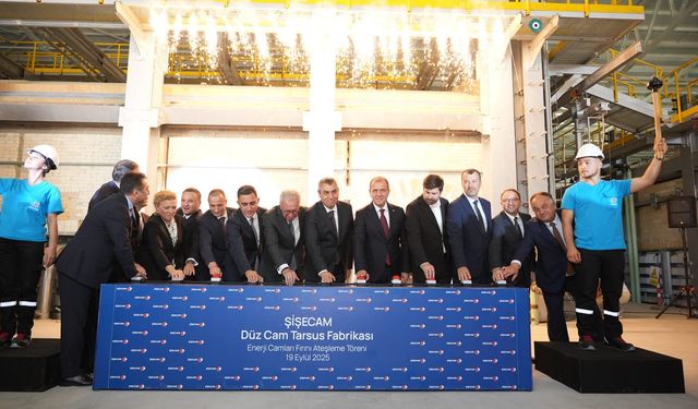 Şişecam Tarsus’taki Yeni Enerji Camı Hatlarını Devreye Aldı