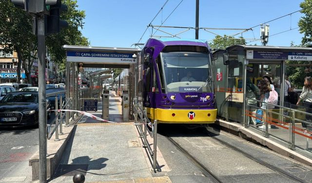 T1 Kabataş-Bağcılar Tramvay Hattı’nda bakım çalışması