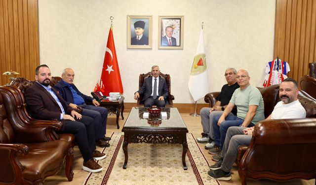 Vali Ünlüer, Turizm Heyetini Makamında Ağırladı