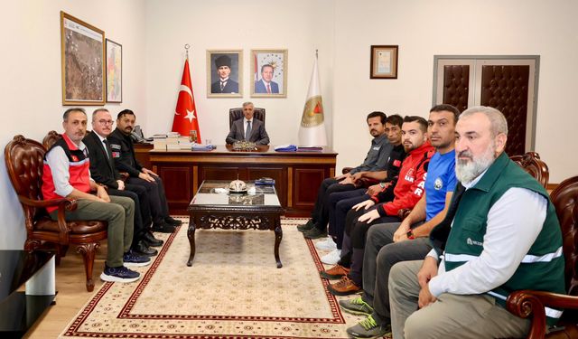Vali Ünlüer’e, Ziyaretler Devam Ediyor