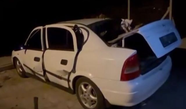 Afşin’de Otomobil Bomba Gibi Patladı