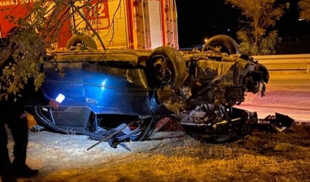 Afşin’de Otomobil Takla Attı: 3 Yaralı