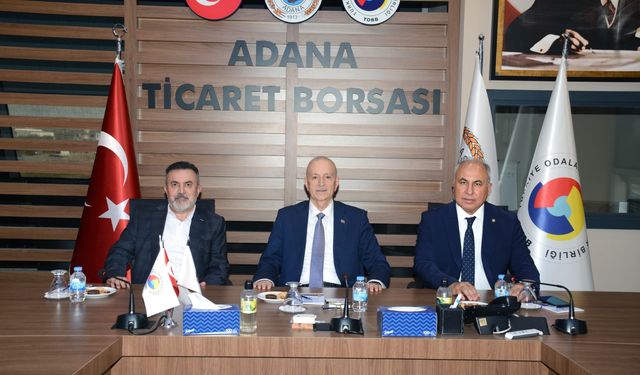 AK Parti İl Başkanı Tamer Dağlı, Adana Ticaret Borsasını ziyaret etti