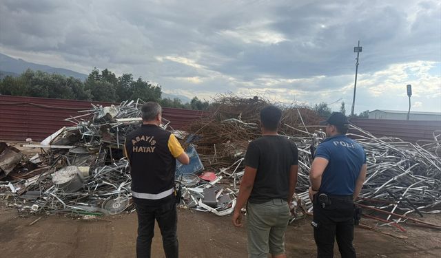 Dörtyol'da hurdacılara denetim yapıldı