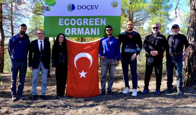 Ecogreen Enerji Denizli'de 2 bin fidanlık ormanı doğaya kazandırdı