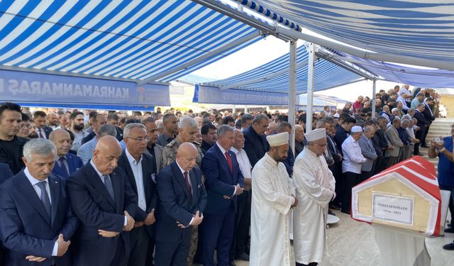Eski milletvekili Ökkeş Şendiller, Kahramanmaraş'ta son yolculuğuna uğurlandı