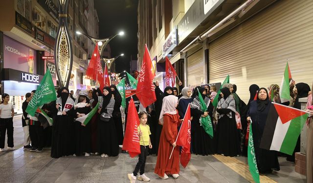 Hatay'da Küresel Sumud Filosu'na destek etkinliği düzenlendi
