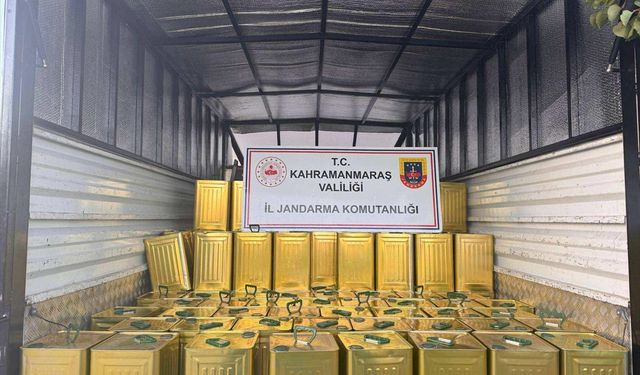 Afşin'de 3 Bin 200 Litre Sahte Zeytinyağı Ele Geçirildi