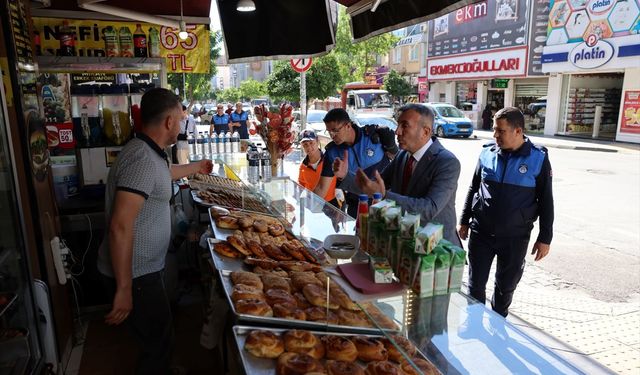 Mersin'in Akdeniz ilçesinde pastaneler denetlendi