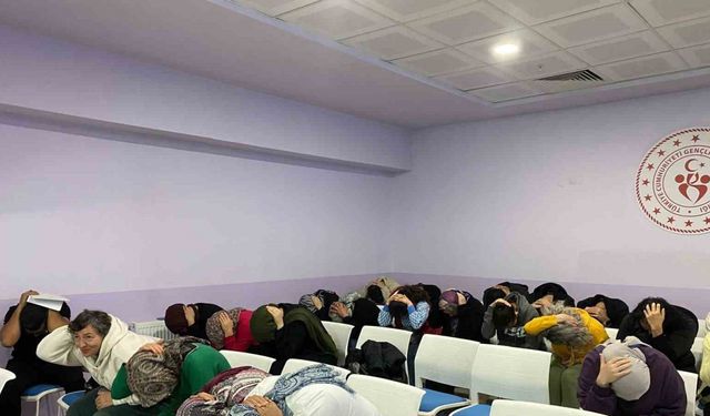 Burdur’da afete karşı eğitimler devam ediyor