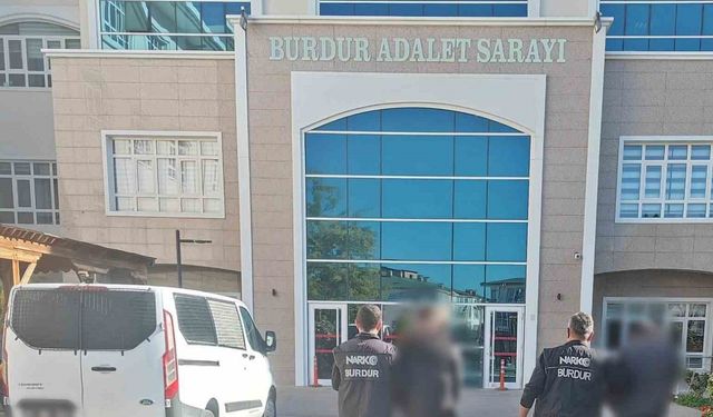 Burdur’da uyuşturucu operasyonu: 2 tutuklama