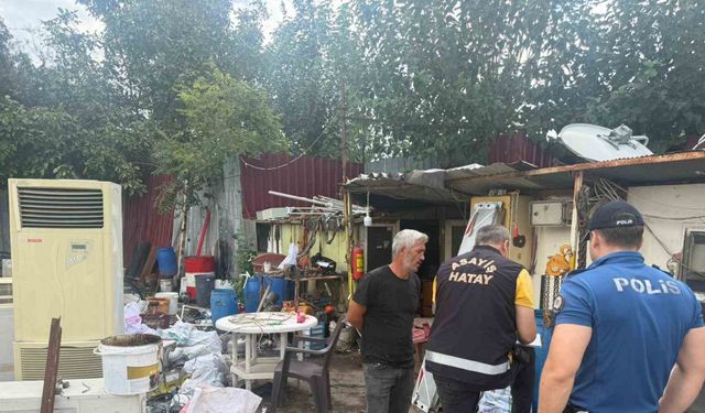 Dörtyol’da hurdacılar denetlendi