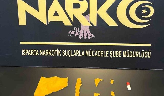 Isparta’da uyuşturucu operasyonu: 2 gözaltı