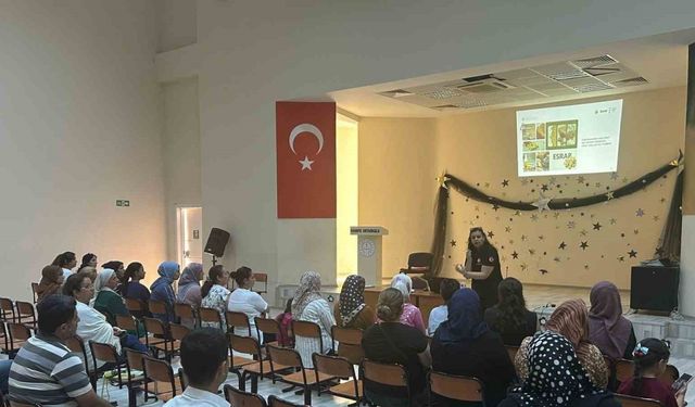 Mersin’de annelere madde bağımlılığıyla mücadele eğitimi