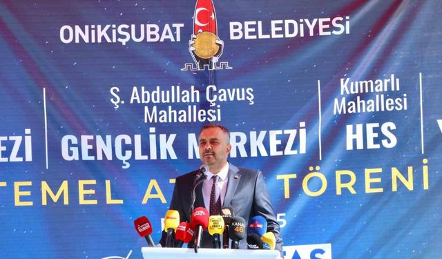 Onikişubat’ta bir günde 4 dev yatırımın temeli atıldı