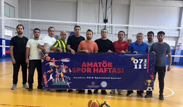 Osmaniye’nin Hasanbeyli ilçesinde amatör spor haftası coşkusu