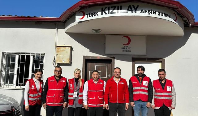 AK Parti Afşin İlçe Teşkilatı’ndan Kızılay’a Ziyaret