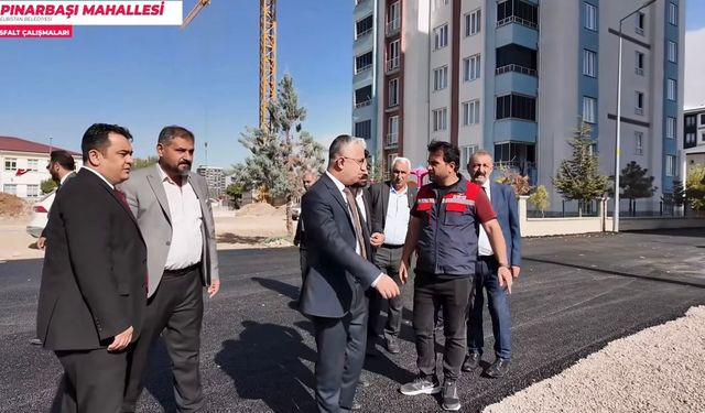 Elbistan Belediyesi Asfalt Çalışmalarını Sürdürüyor