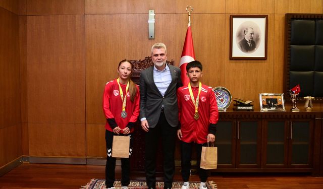 Başkan Görgel, Balkan Şampiyonası Şampiyonlarını Ağırladı