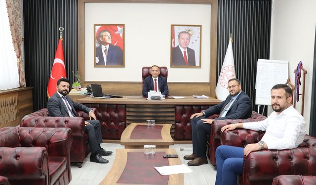 Eğitim-İş Kahramanmaraş Şubesinden İl Millî Eğitim Müdürü Baydur’a Ziyaret